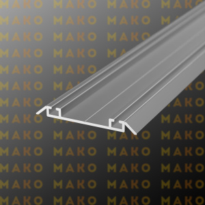 Направляющая нижняя MS320 Серебро глянец (A02)